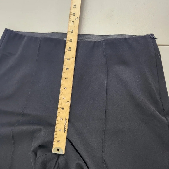 Vince Camuto Black Side Zip Front Pleated Pants Size 12 - Picture 11 of 13